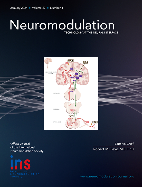 Go to journal home page - Neuromodulation: Technology at the Neural Interface